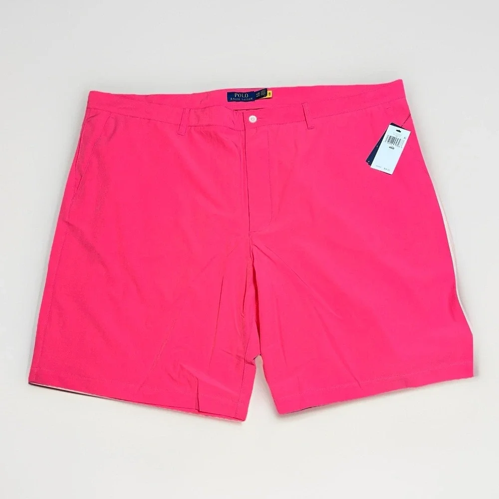 Polo RALPH LAUREN Men's NWT Classic  Stretch Performance Golf Shorts 46B Pink